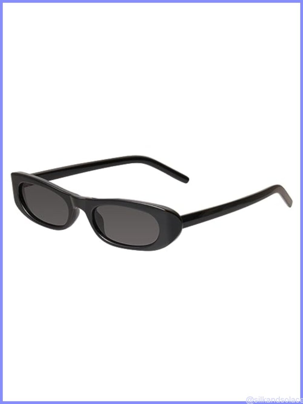 Cat Eye Sunglasses 100% UV Protection Narrow Retro Women